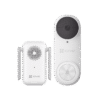 CSDB2KIT-l KIT DE TIMBRE CON CÁMARA Wi-Fi (Doorbell) DE BATERÍA RECARGABLE / USO EXTERIOR / LLAMADA A LA APP. + 1 MEMORIA MICRO SD 128GB.