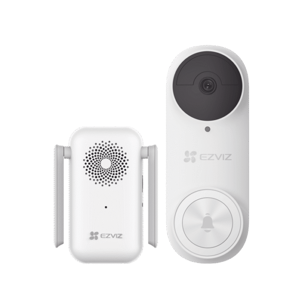 CSDB2KIT-l KIT DE TIMBRE CON CÁMARA Wi-Fi (Doorbell) DE BATERÍA RECARGABLE / USO EXTERIOR / LLAMADA A LA APP. + 1 MEMORIA MICRO SD 128GB.