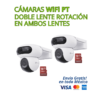 KIT DE 2 CÁMARAS WIFI PT EZVIZ DE DOBLE LENTE CON ROTACIÓN + 2 MICRO SD DE 128GB | Solución avanzada de videovigilancia inteligente que ofrece cobertura total 360°, alta definición y grabación local sin mensualidades. Cada cámara cuenta con doble lente con rotación independiente, permitiendo monitorear dos áreas al mismo tiempo desde una sola cámara. Incluye 2 memorias micro SD de 128GB, listas para grabar desde el primer momento.