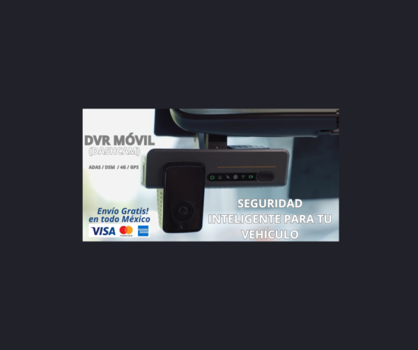 KIT DASHCAM INTELIGENTE MULTIPLATAFORMA CON ADAS Y DSM | 4G, GPS + MICRO SD 128GB | Solución avanzada de videovigilancia vehicular y seguridad inteligente, ideal para autos particulares, transporte privado y flotas empresariales.  Integra tecnología ADAS (Advanced Driver Assistance Systems) y DSM (Driver Status Monitoring) para mejorar la conducción, reducir riesgos y registrar evidencia en tiempo real.  Incluye conectividad 4G y GPS, permitiendo monitoreo remoto, rastreo en tiempo real y gestión desde plataforma web o app móvil.