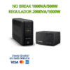 KIT NO BREAK Y REGULADOR (X) KIT CYBERPOWER NO BREAK UPS 1000VA / 500W + REGULADOR DE VOLTAJE 2000VA / 1000W | Respaldo Eléctrico que ofrece una protección completa contra apagones, variaciones de voltaje y picos eléctricos para equipos electrónicos sensibles. Es la solución ideal para hogares, oficinas, negocios, CCTV, routers, computadoras y sistemas de seguridad, garantizando continuidad operativa y mayor vida útil de tus dispositivos.