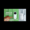 KIT TIMBRE WI-FI CON CÁMARA Y BATERÍA EZVIZ + MICRO SD 128GB - VIDEO DOORBELL EXTERIOR | Protege tu hogar o negocio con el Kit Timbre Wi-Fi con Cámara EZVIZ, una solución de seguridad inteligente para exteriores que te permite ver, escuchar y hablar con quien se acerque a tu puerta desde cualquier lugar, directamente desde tu smartphone. Grabación local sin pagos mensuales.