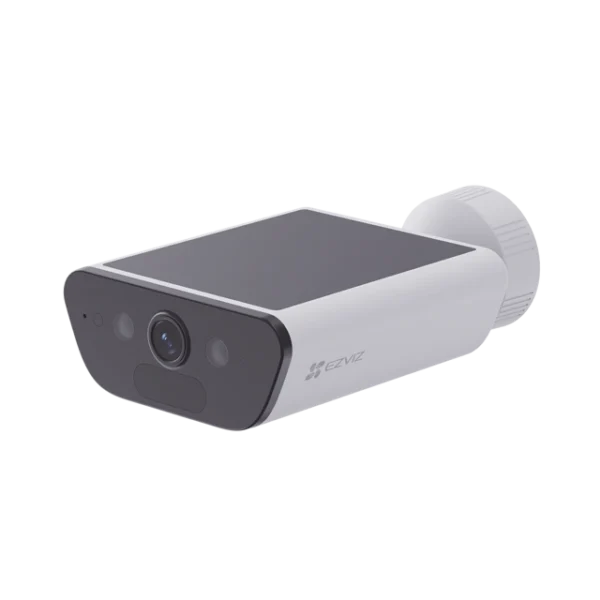 Kit Cámaras WiFi 4K EZVIZ Exterior con Batería y Panel Solar | WiFi 6, Visión Nocturna, Detección Humana/Vehículos + 2 MicroSD 128GB