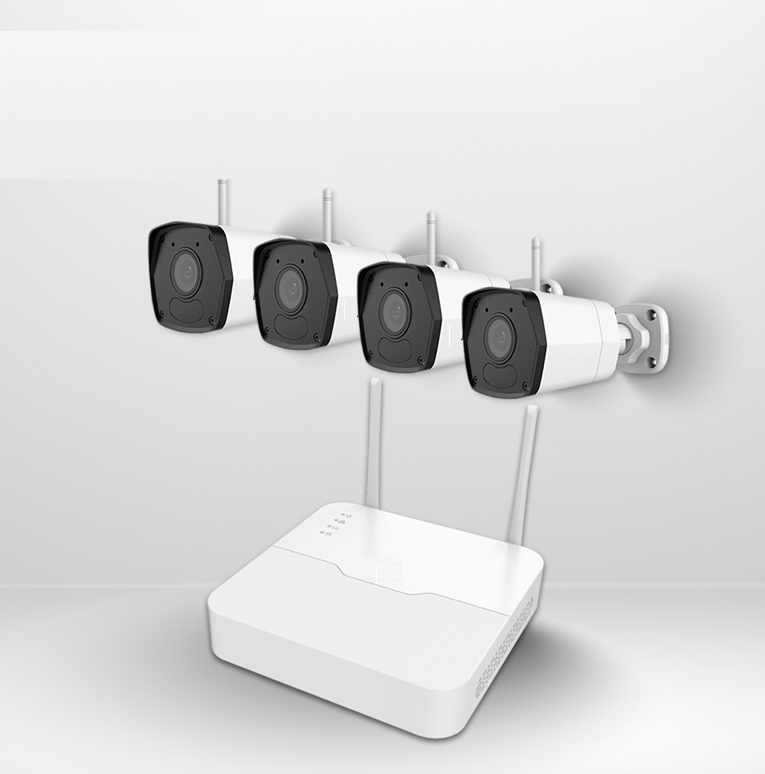 KIT WIFI de 2MP con 4 Cámaras IP Inalámbricas | HDD 6TB | Audio Integrado | IR 30M | IP67